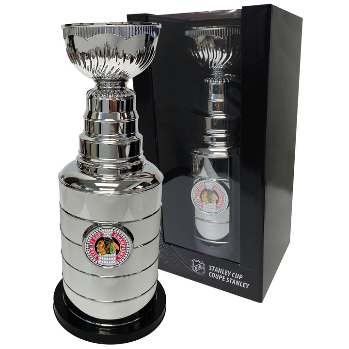 Chicago Blackhawks Stanley Cup Coin Bank with Trimflexx