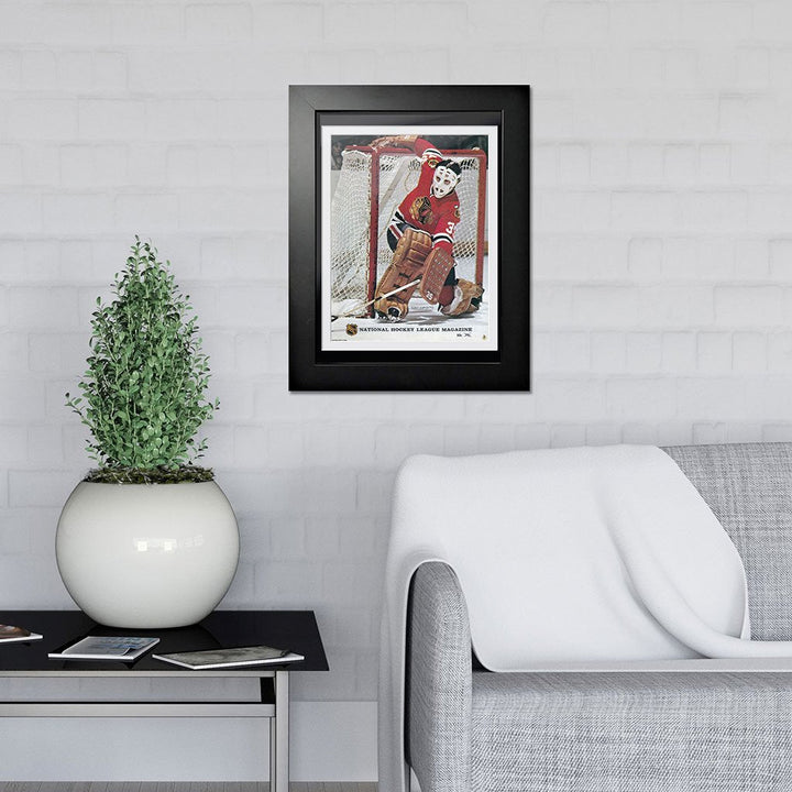 Chicago Blackhawks Program Cover - Tony Esposito NHL Magazine