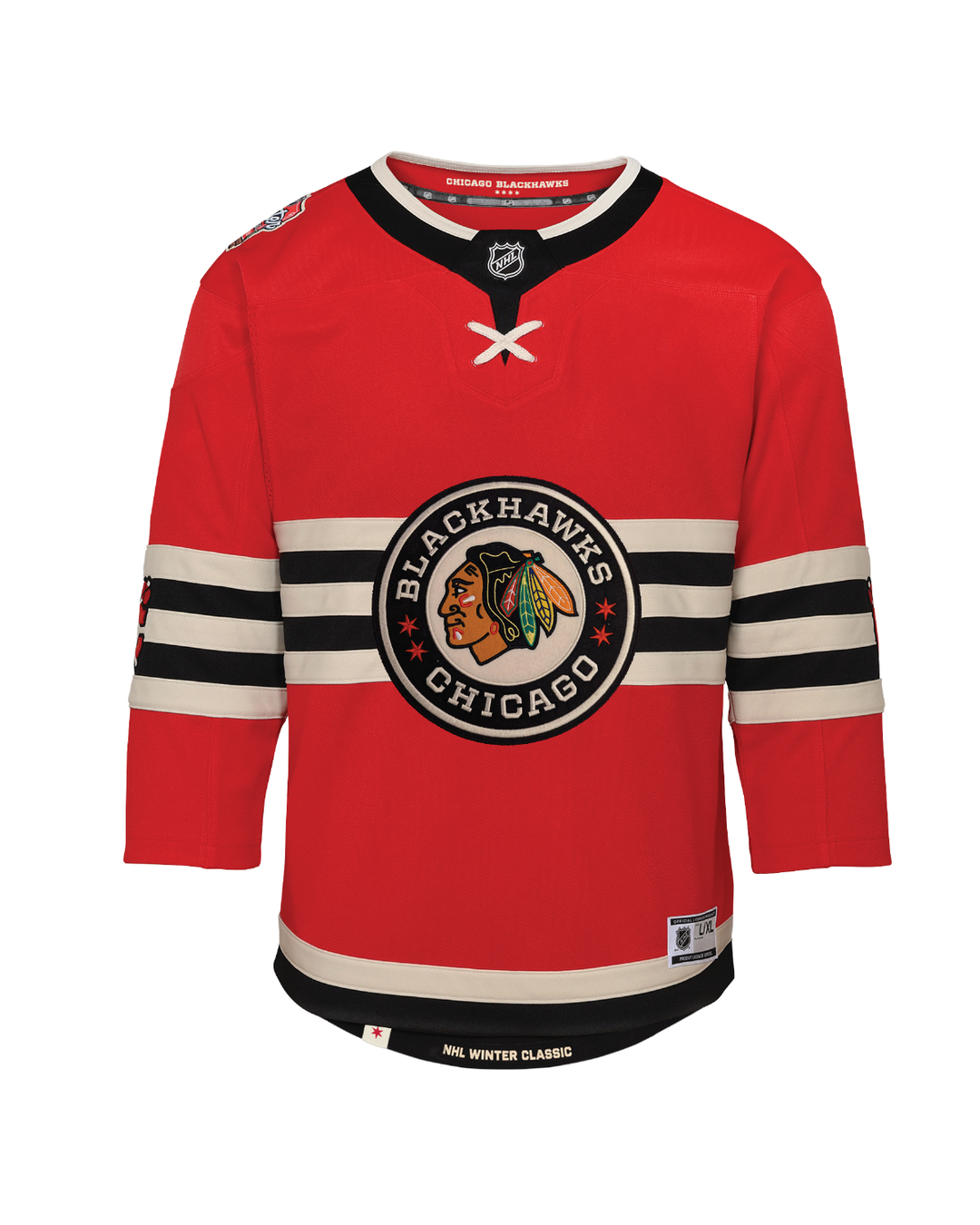 Kids Winter Classic Chicago Blackhawks Blank Jersey CBH Shop