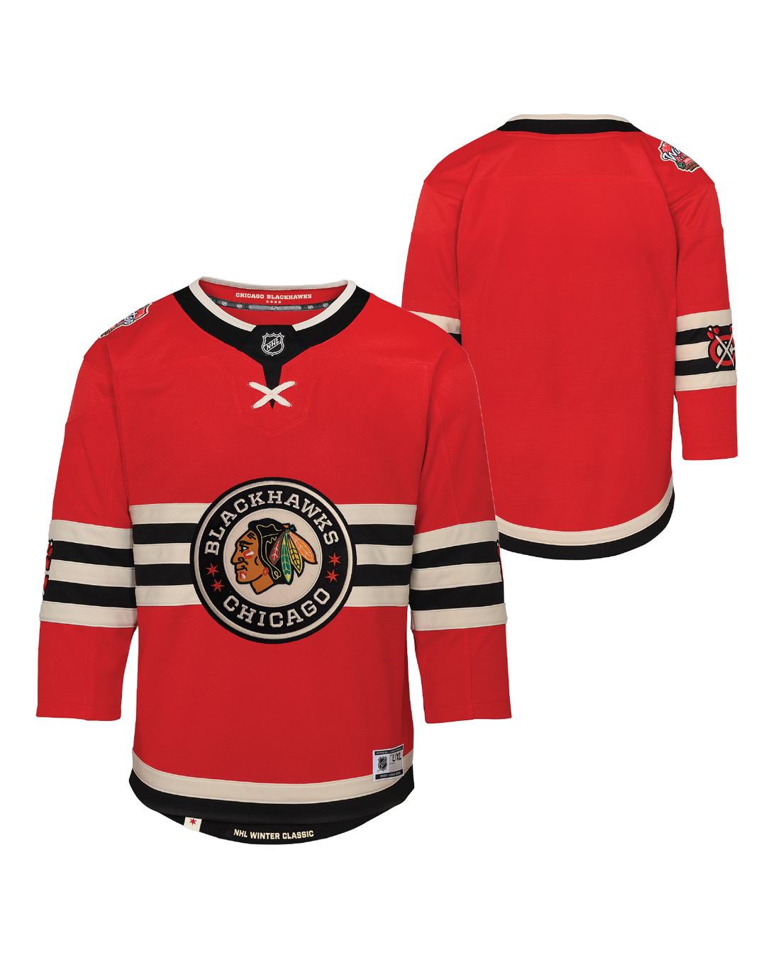 Youth Winter Classic Chicago Blackhawks Blank Premier Jersey