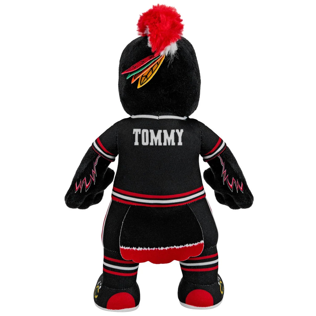 Chicago Blackhawks Tommy Hawk Plush 10" Mascot - Alternate Jersey