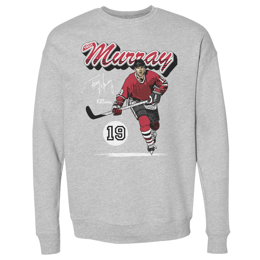 Troy Murray Chicago Retro Script WHT