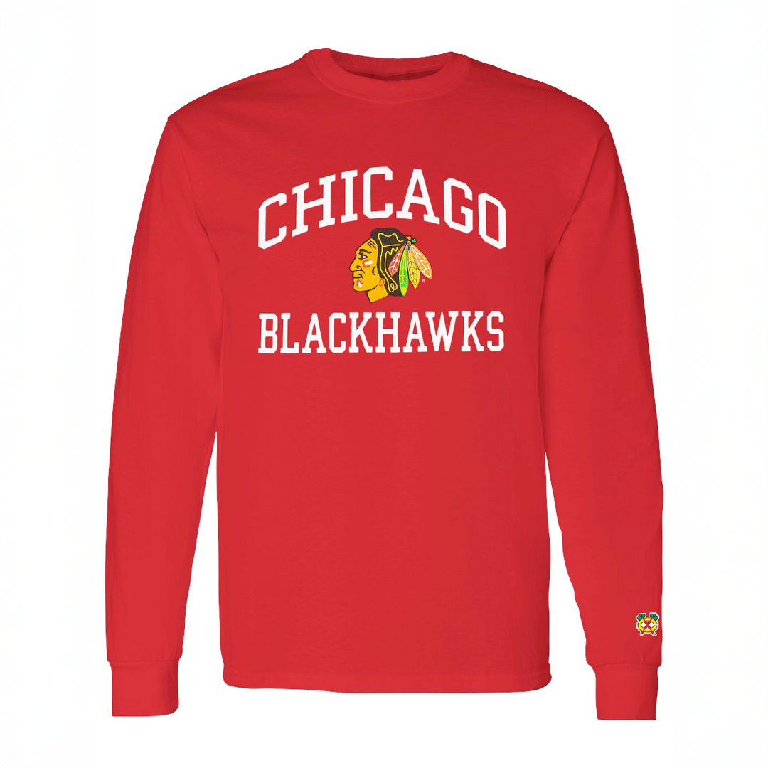 Chicago Blackhawks Core Fan Gear Long Sleeve Tee