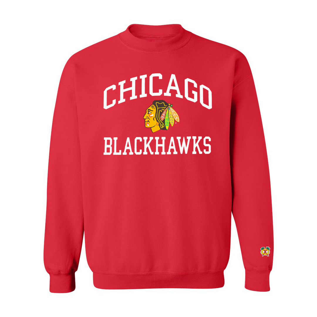 chicago gear Chicago Blackhawks Core Fan Gear Crewneck RED / XL