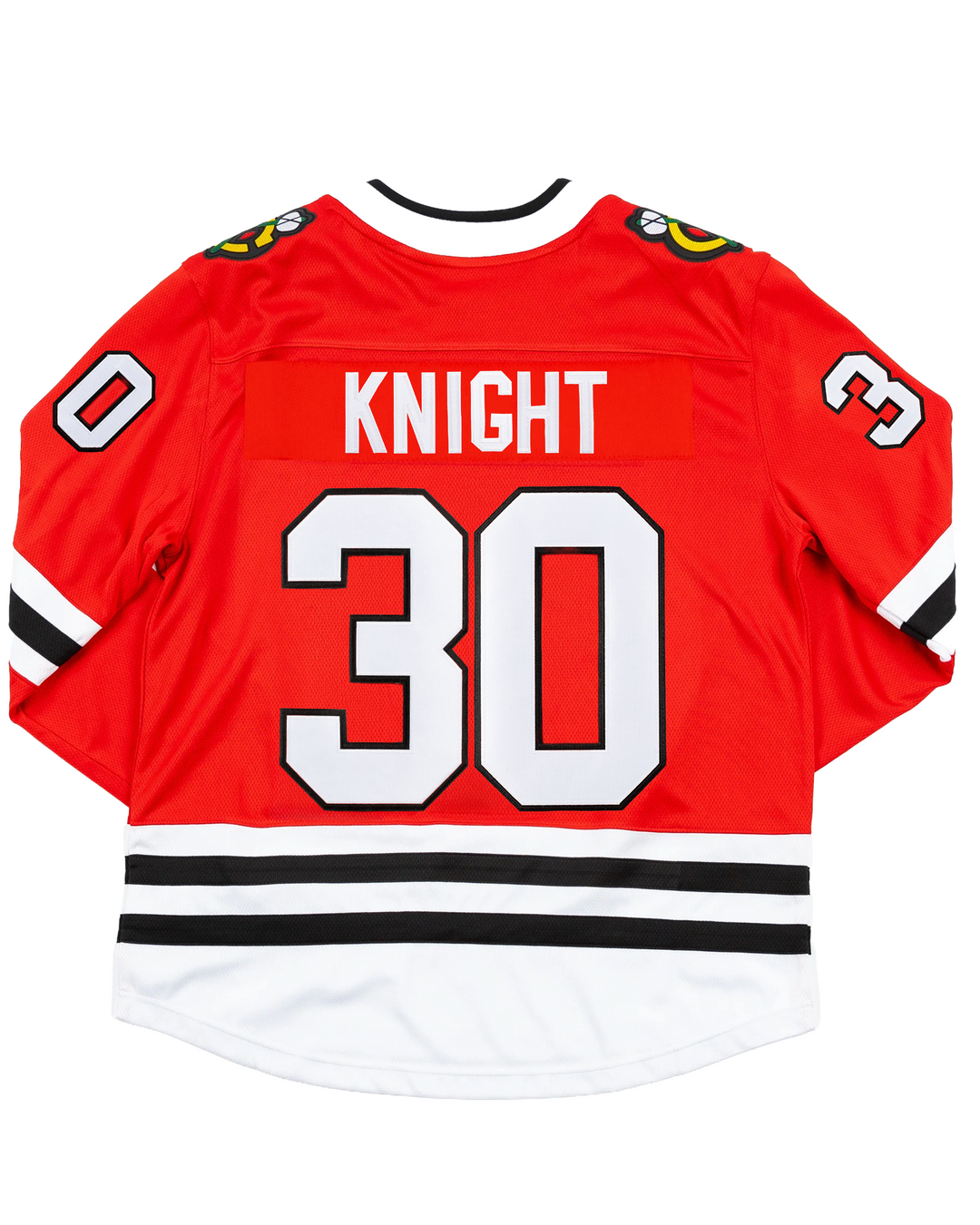 Fanatics Chicago Blackhawks Spencer Knight Breakaway Replica Home Pressed Jersey