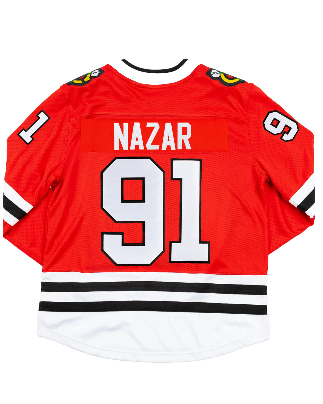 Fanatics Chicago Blackhawks Frank Nazar Breakaway Replica Home Pressed Jersey