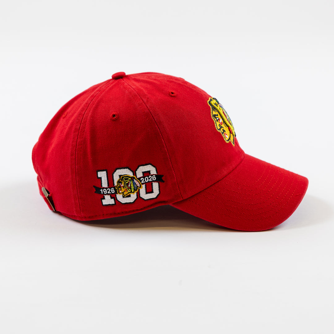 '47 Chicago Blackhawks Centennial Primary Logo Clean Up