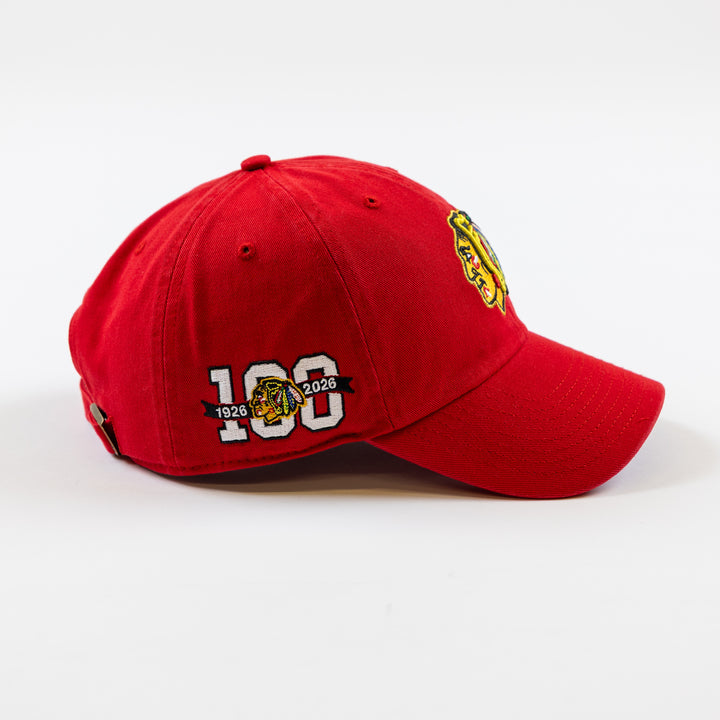 '47 Chicago Blackhawks Centennial Primary Logo Clean Up