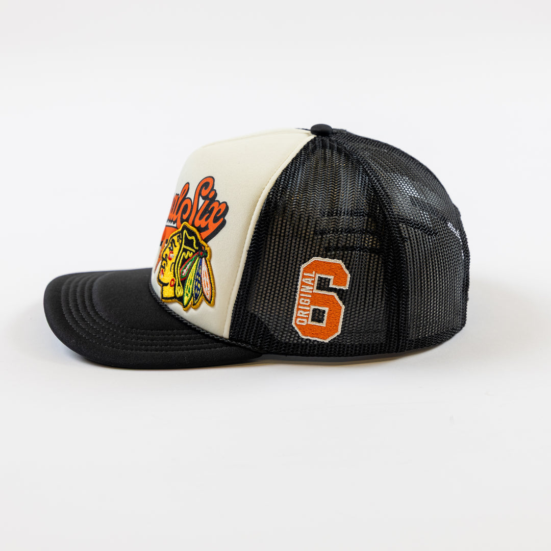 American Needle Chicago Blackhawks Roscoe Foam Trucker Hat
