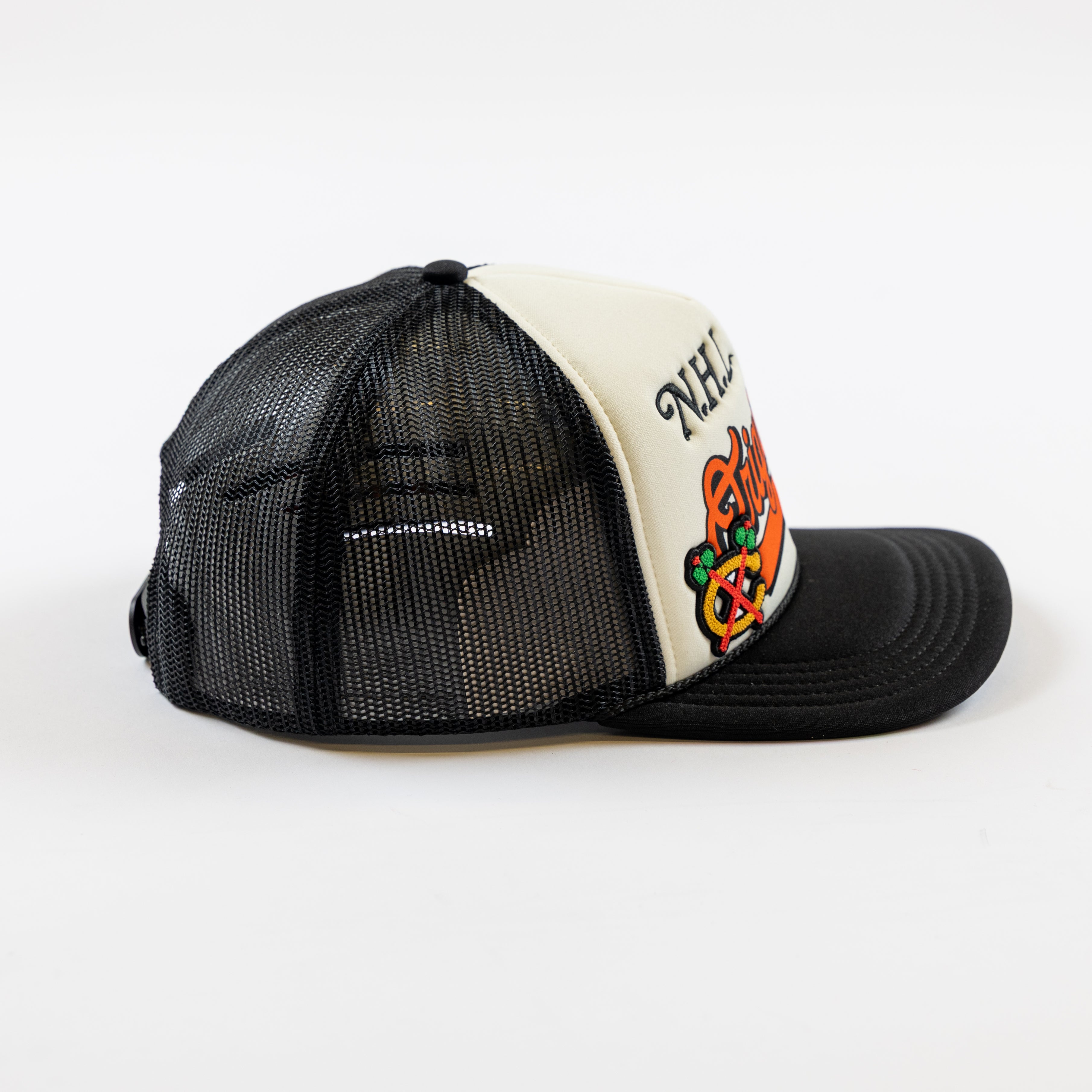 American Needle Chicago Blackhawks Roscoe Foam Trucker Hat – CBH Shop