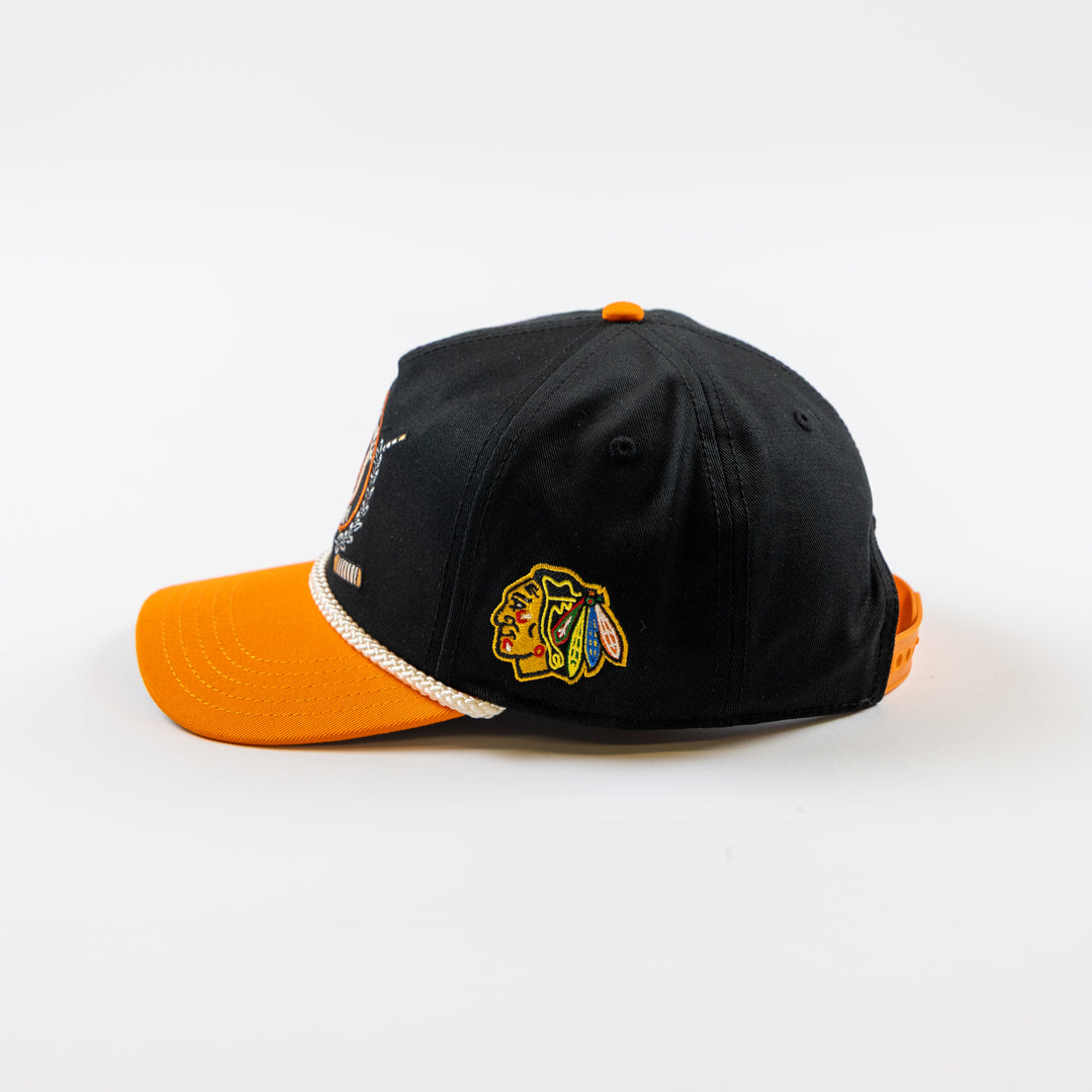 American Needle Chicago Blackhawks NHL Original 6 Rope Hat