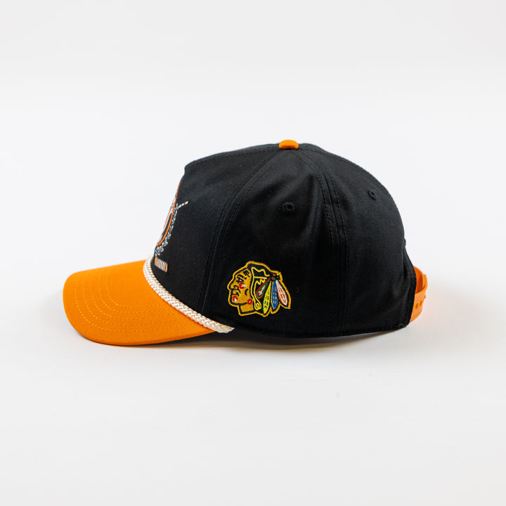 American Needle Chicago Blackhawks NHL Original 6 Rope Hat
