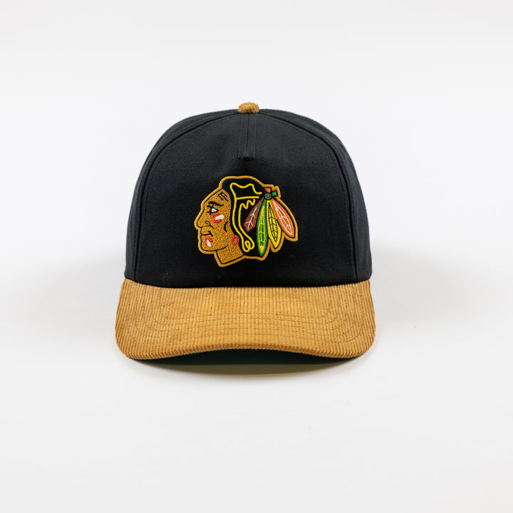 American Needle Chicago Blackhawks Centennial Corduroy Burnett Hat