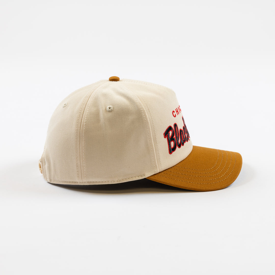 American Needle Chicago Blackhawks Centennial Two Tone Script Hat
