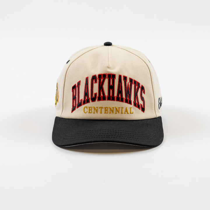 American Needle Chicago Blackhawks Centennial Arch Roscoe Hat