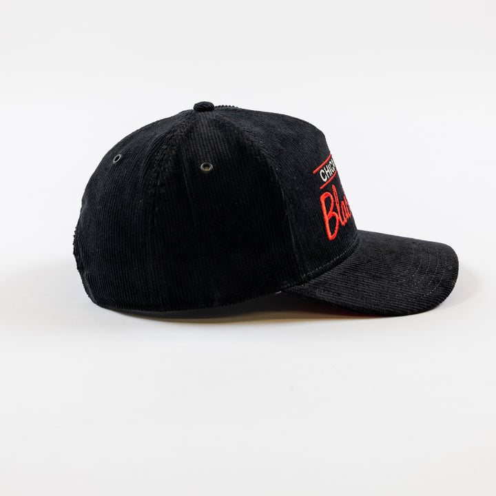American Needle Chicago Blackhawks Centennial Script Corduroy Hat