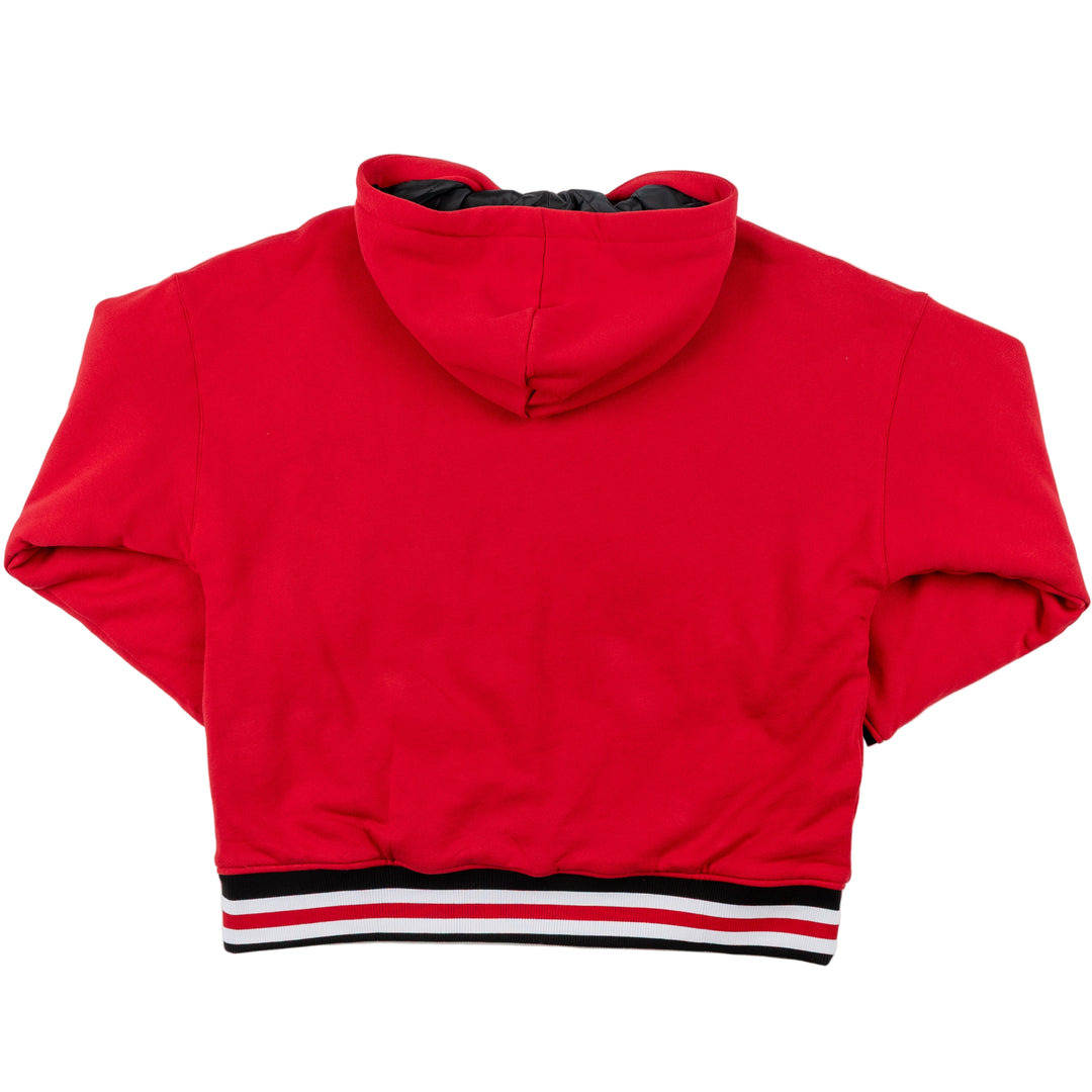 Mitchell & Ness Chicago Blackhawks Centennial Quilted 1/4 Zip Hoodie