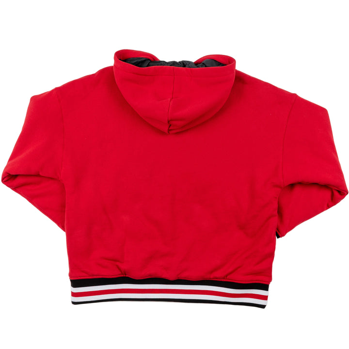 Mitchell & Ness Chicago Blackhawks Centennial Quilted 1/4 Zip Hoodie