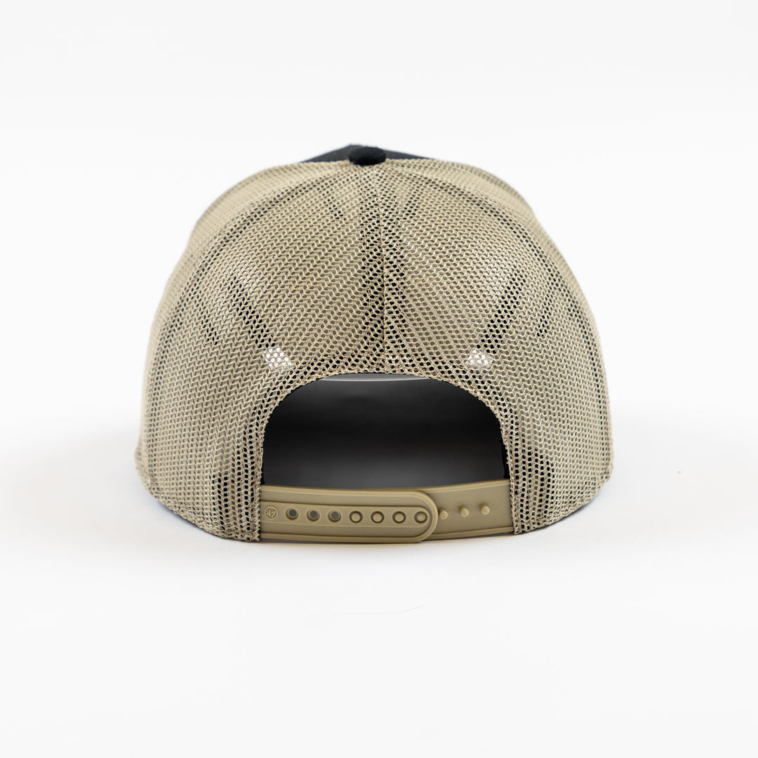 '47 Chicago Blackhawks Centennial Trucker Hat Black
