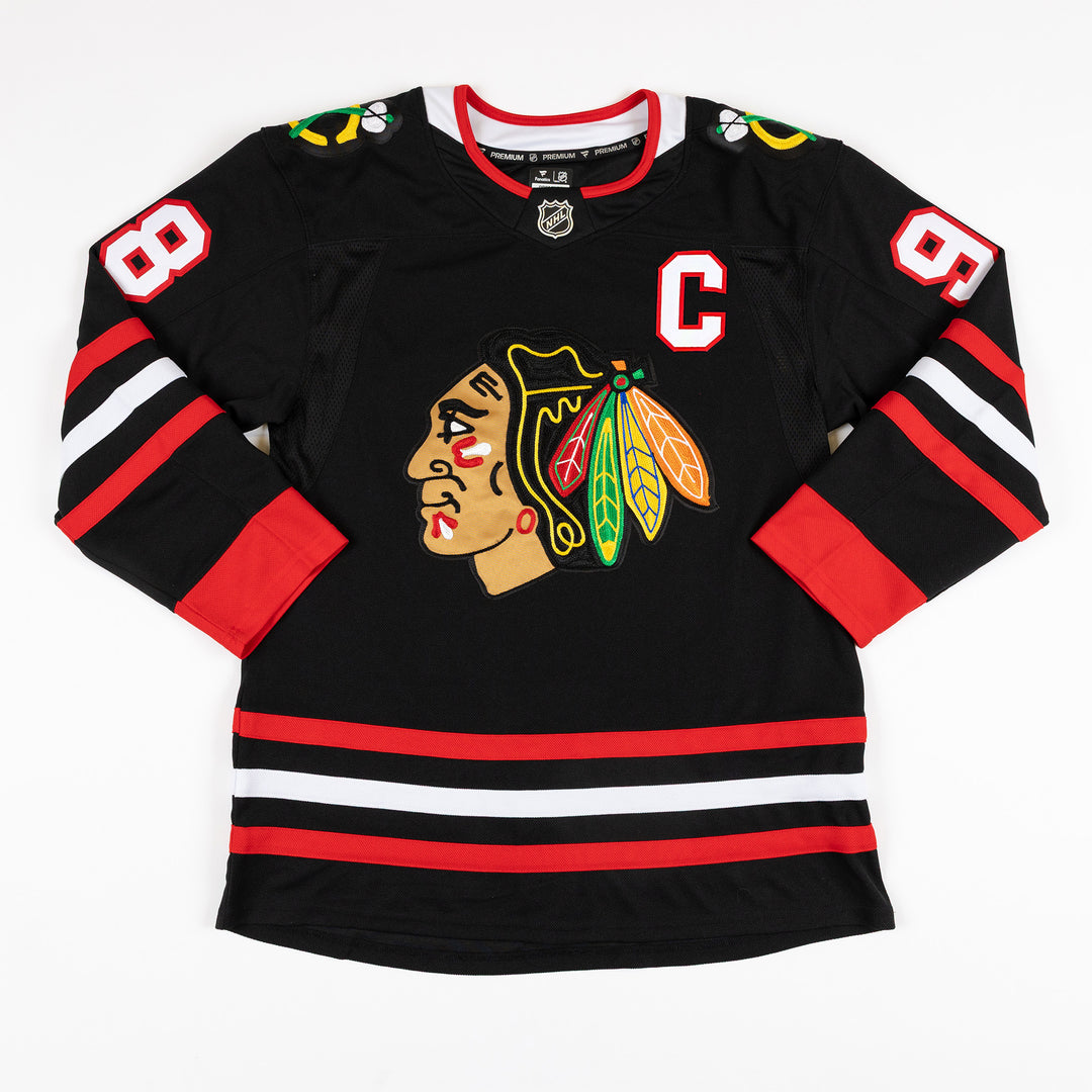 Fanatics Chicago Blackhawks Connor Bedard Premium Alternate Pressed Jersey