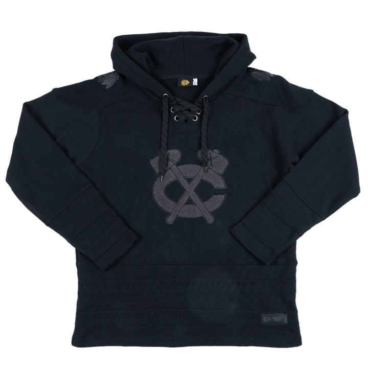 Blackhawks Originals Blackout Hockey Hoodie