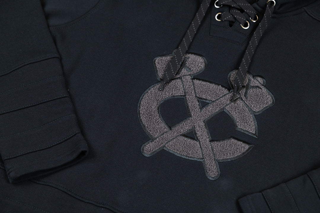 Blackhawks Originals Blackout Hockey Hoodie