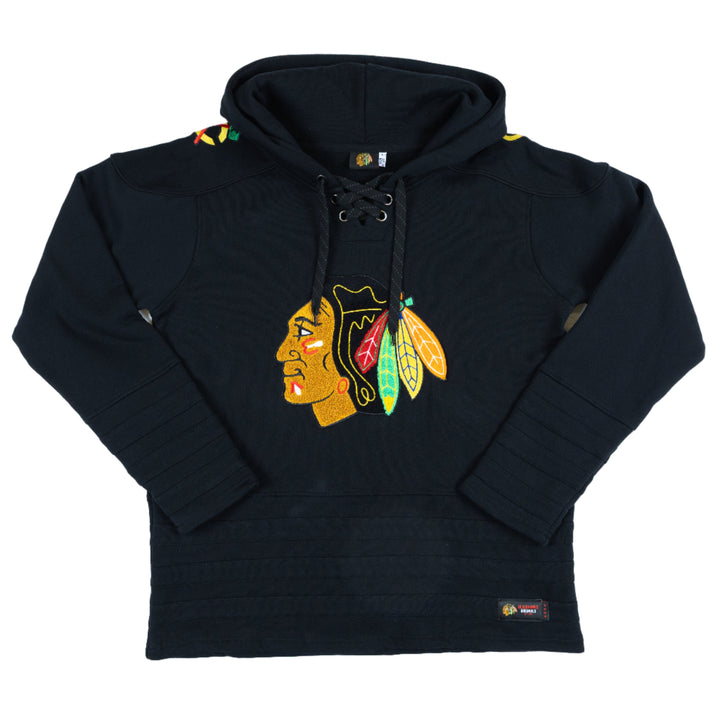 Blackhawks Originals Black Hockey Hoodie