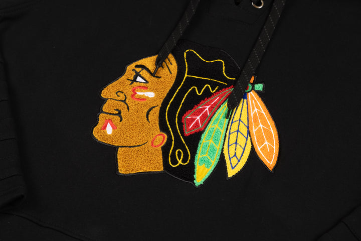 Blackhawks Originals Black Hockey Hoodie