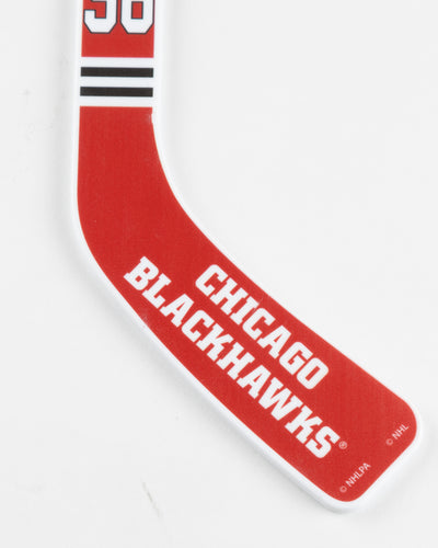 Chicago Blackhawks Bedard mini stick - alt detail lay flat