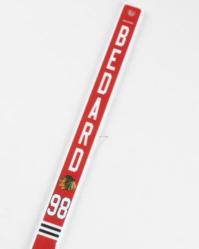 Chicago Blackhawks Bedard mini stick - detail lay flat
