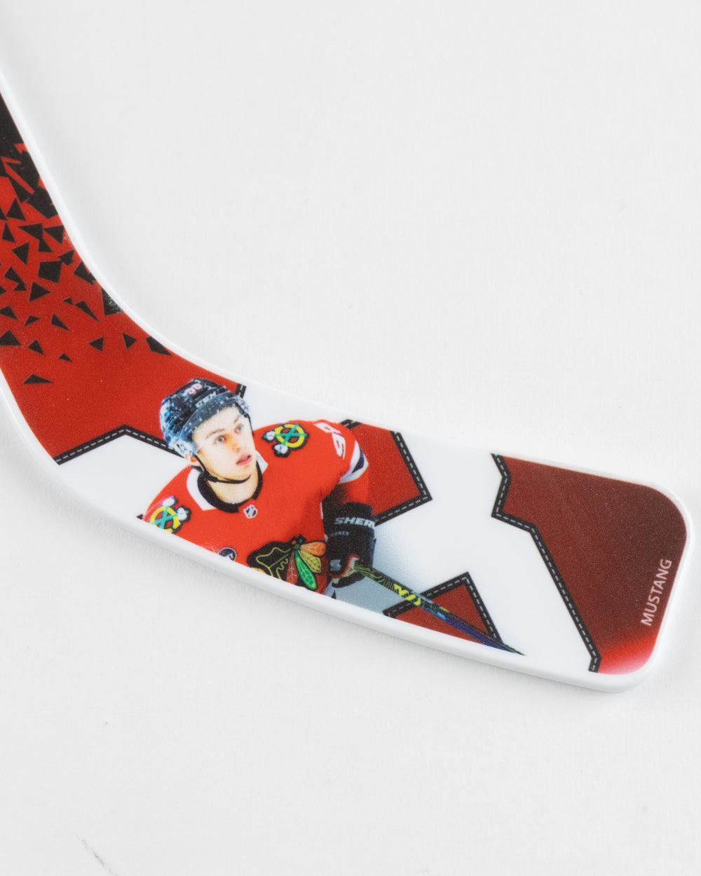 Chicago Blackhawks Bedard photo mini stick - detail lay flat