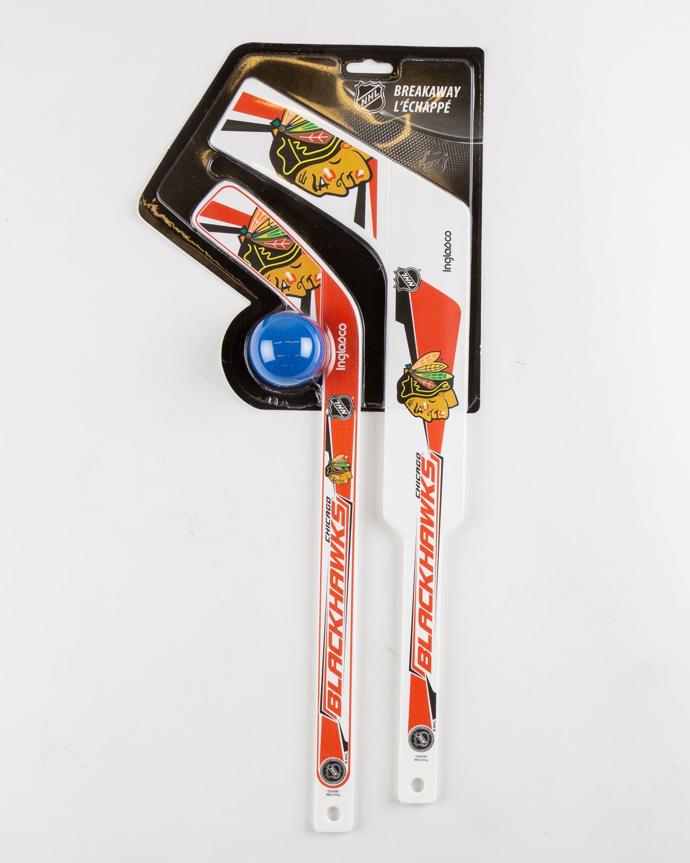 Chicago Blackhawks toy goalie stick - packaged