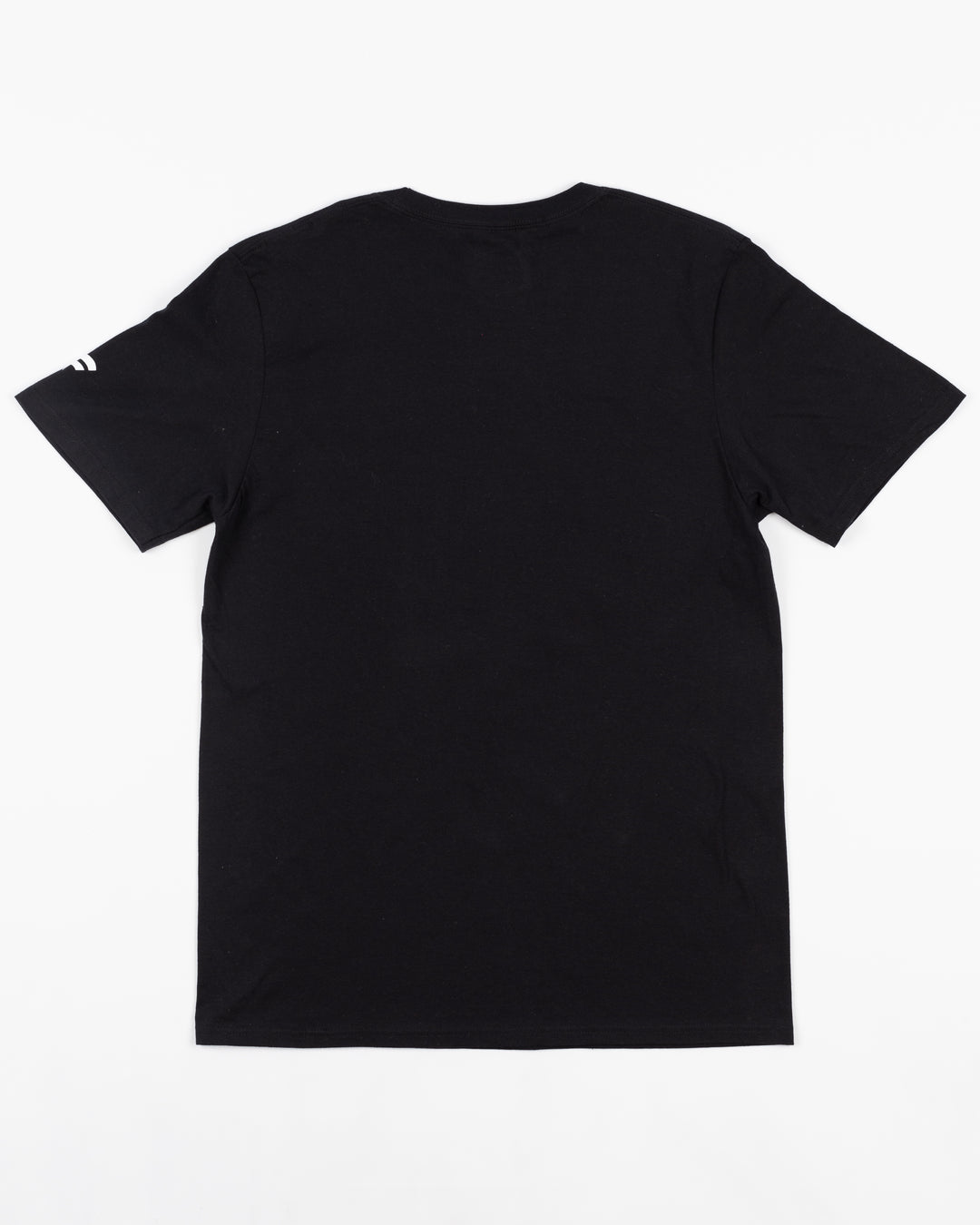 black Fanatics short sleeve tee with Chicago Blackhawks primary logo and Property of Chicago design - back lay flat