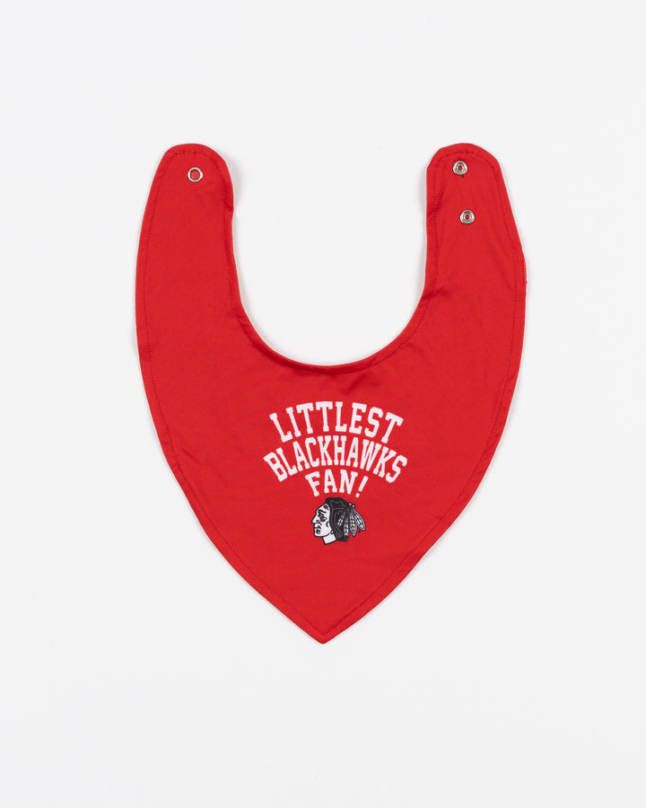 Chicago Blackhawks Red Baby Bib