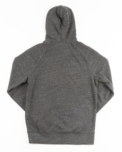 grey Homage hoodie with vintage Chicago Blackhawks logo across front - back lay flat