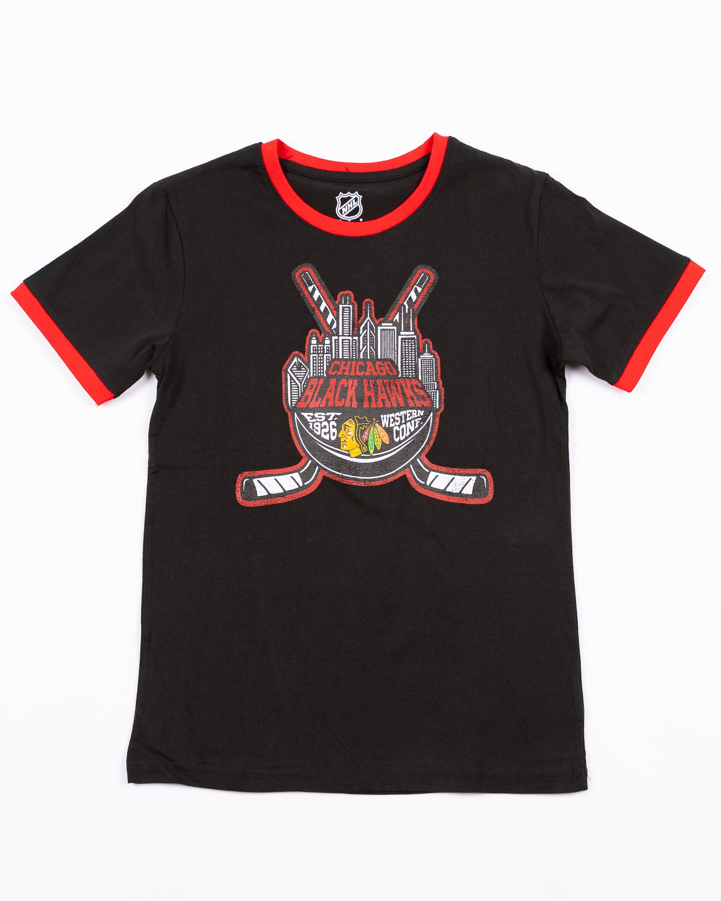 Blackhawks youth t shirt on sale