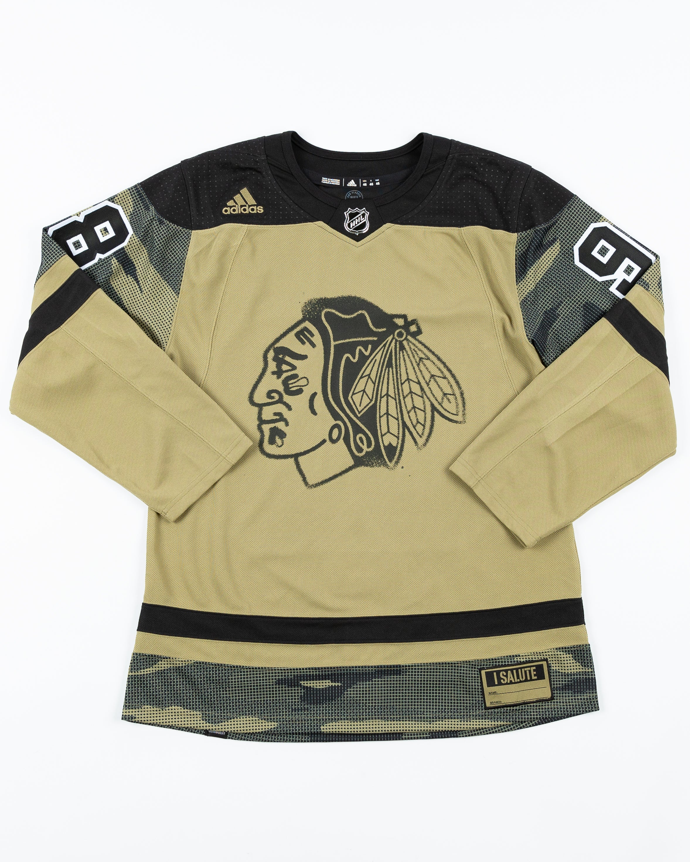 Blackhawks camo jersey best sale