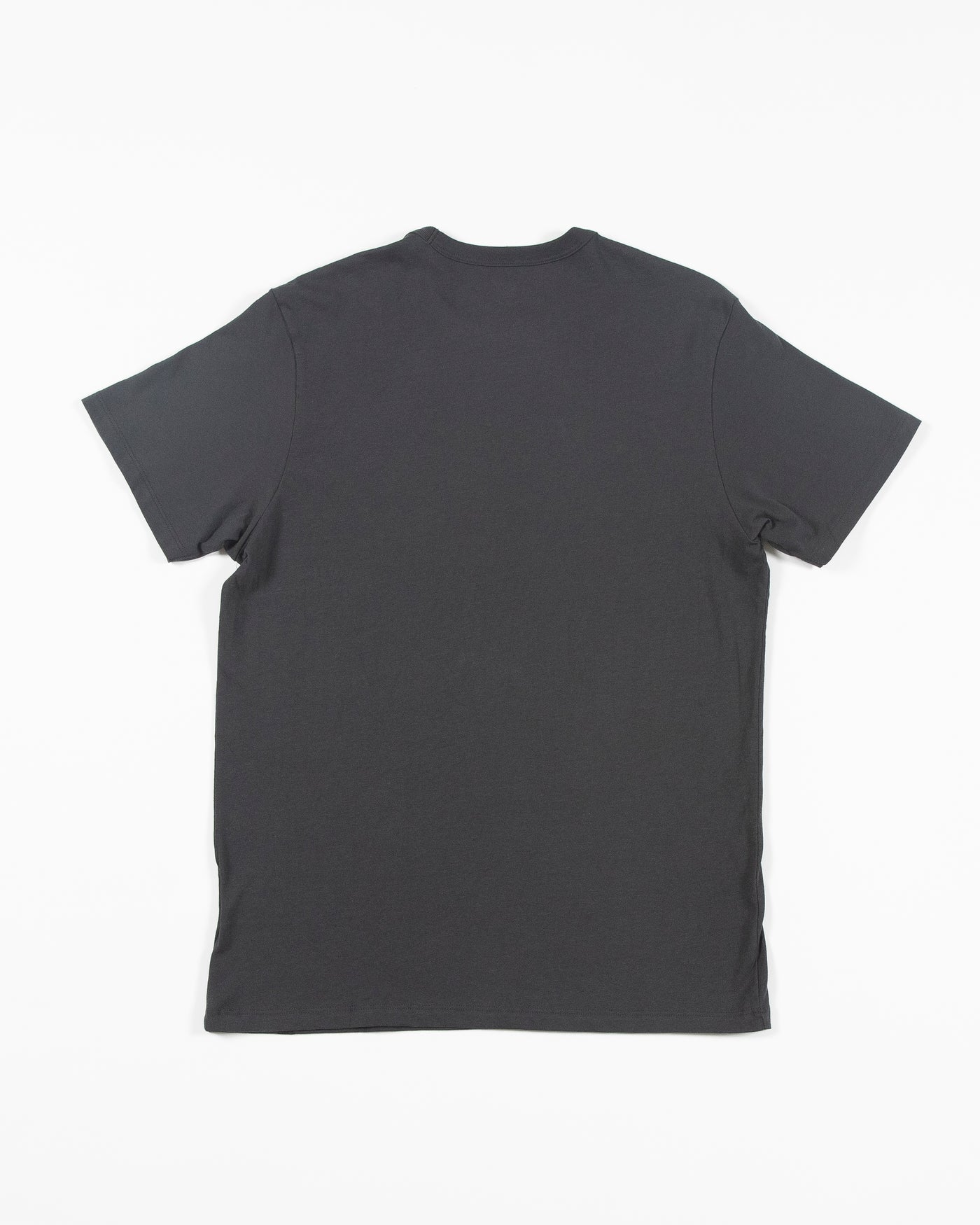 '47 brand black tee with Chicago Blackhawks wordmark and primary logo across chest - back lay flat