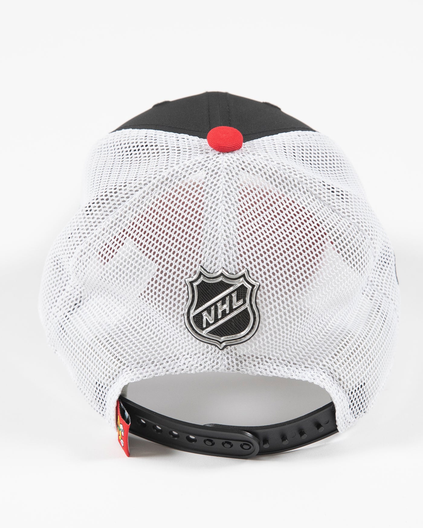 Boston Bruins Youth 2023 NHL Draft On Stage Trucker Snapback Hat - Black