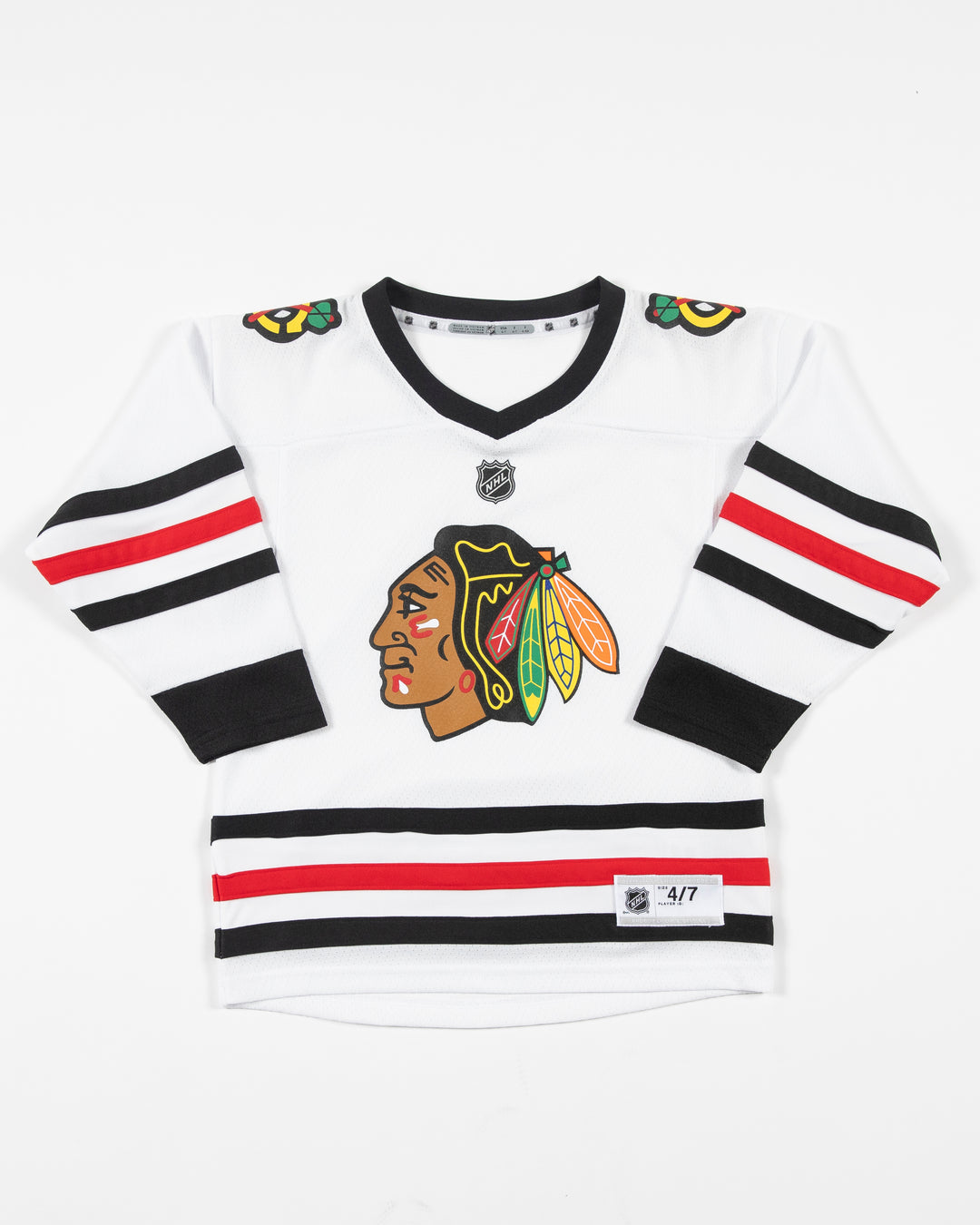 Kids Chicago Blackhawks Blank Away Jersey