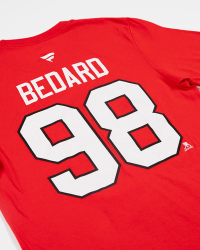 Fanatics Connor Bedard Chicago Blackhawks Player Tee