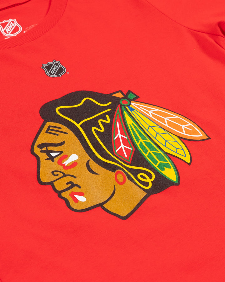 Fanatics Connor Bedard Chicago Blackhawks Youth Player Tee