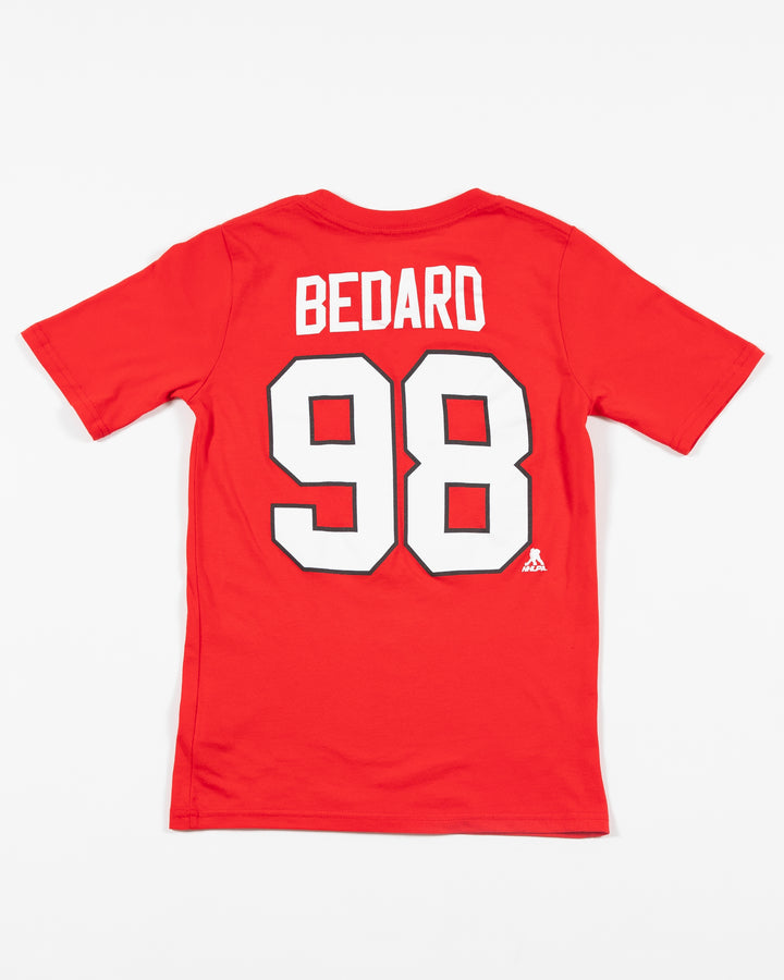 Fanatics Connor Bedard Chicago Blackhawks Youth Player Tee