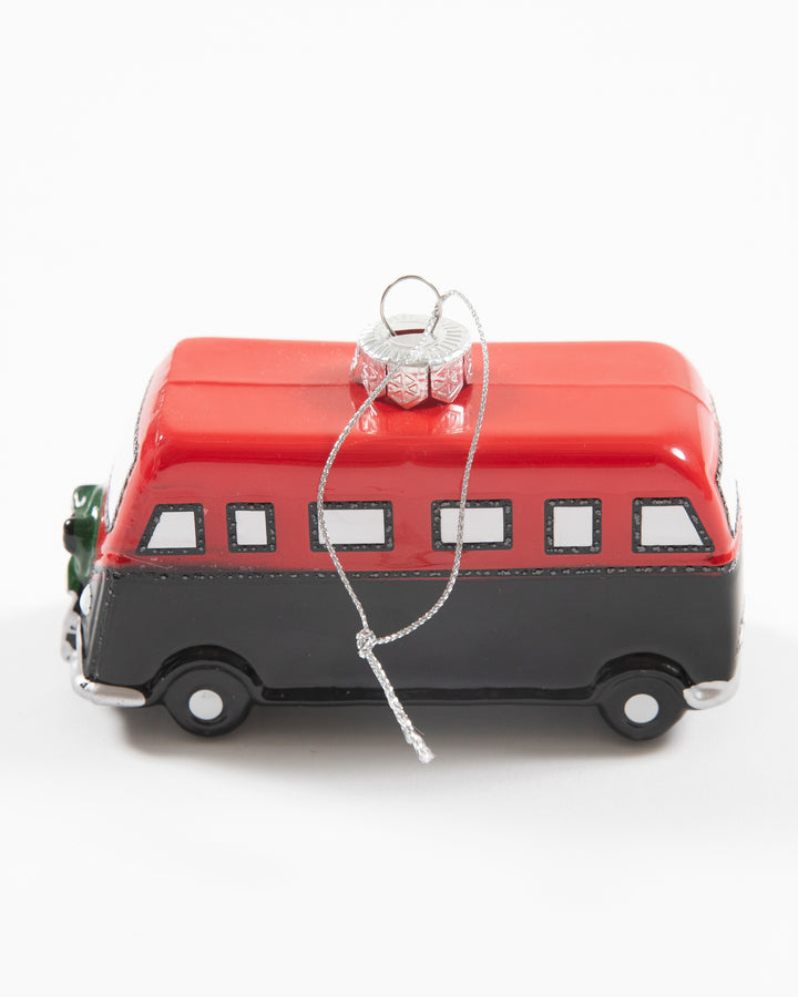 Chicago Blackhawks Blown Glass Winnebago Ornament