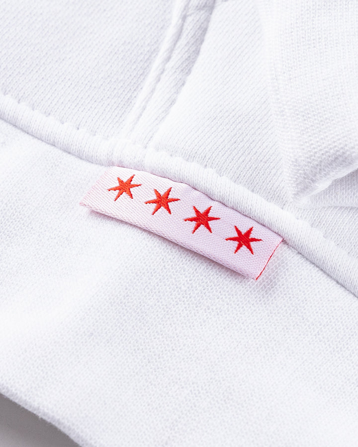 Four Stars Chicago Blackhawks Wordmark Hoodie