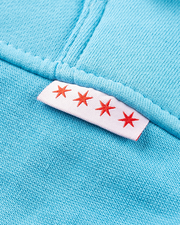 Four Stars Chicago Blackhawks Primary Script Hoodie