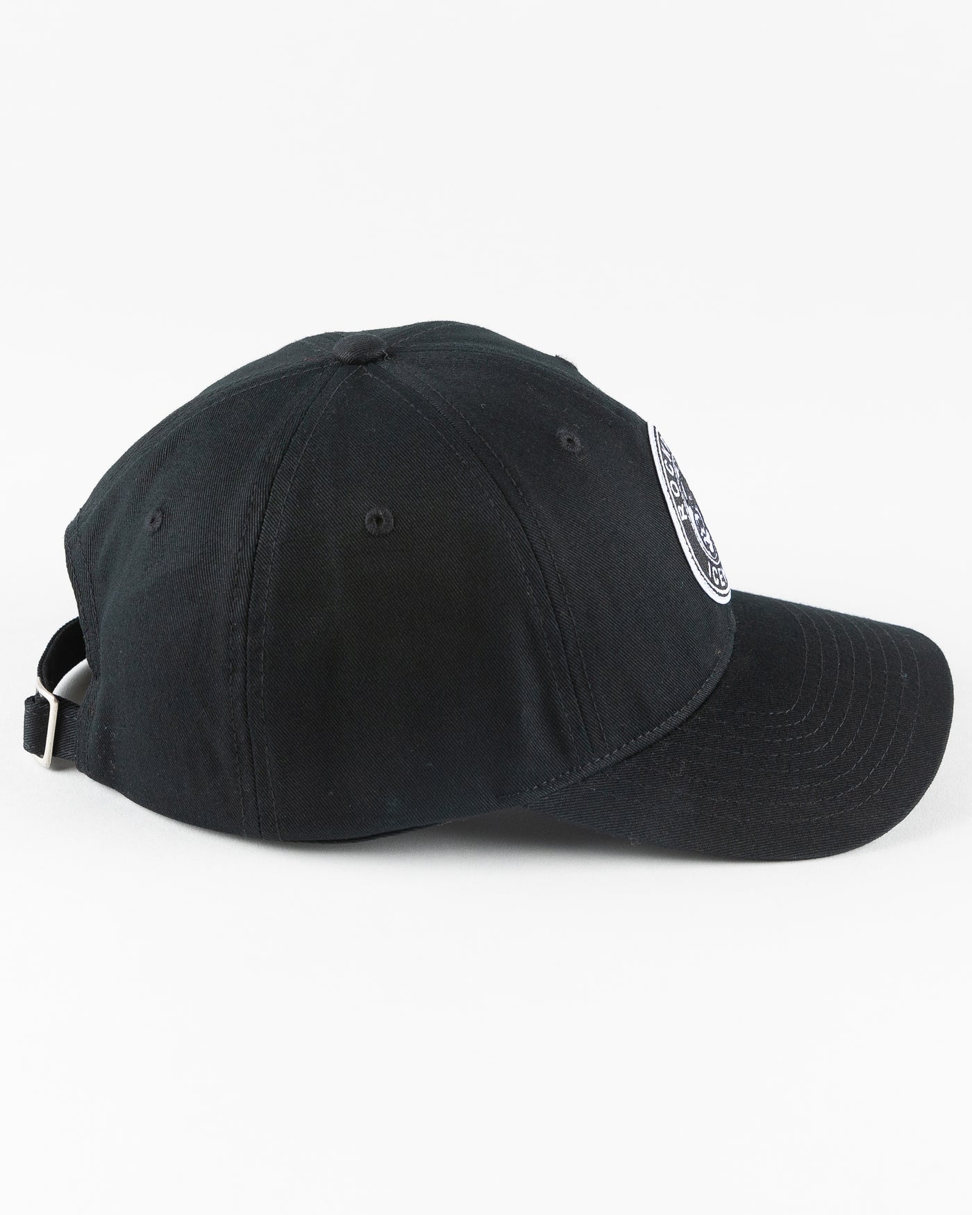 black Rockford IceHogs CCM baseball cap - right angle lay flat