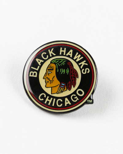 Aminco Chicago Blackhawks 1937 Logo Pin