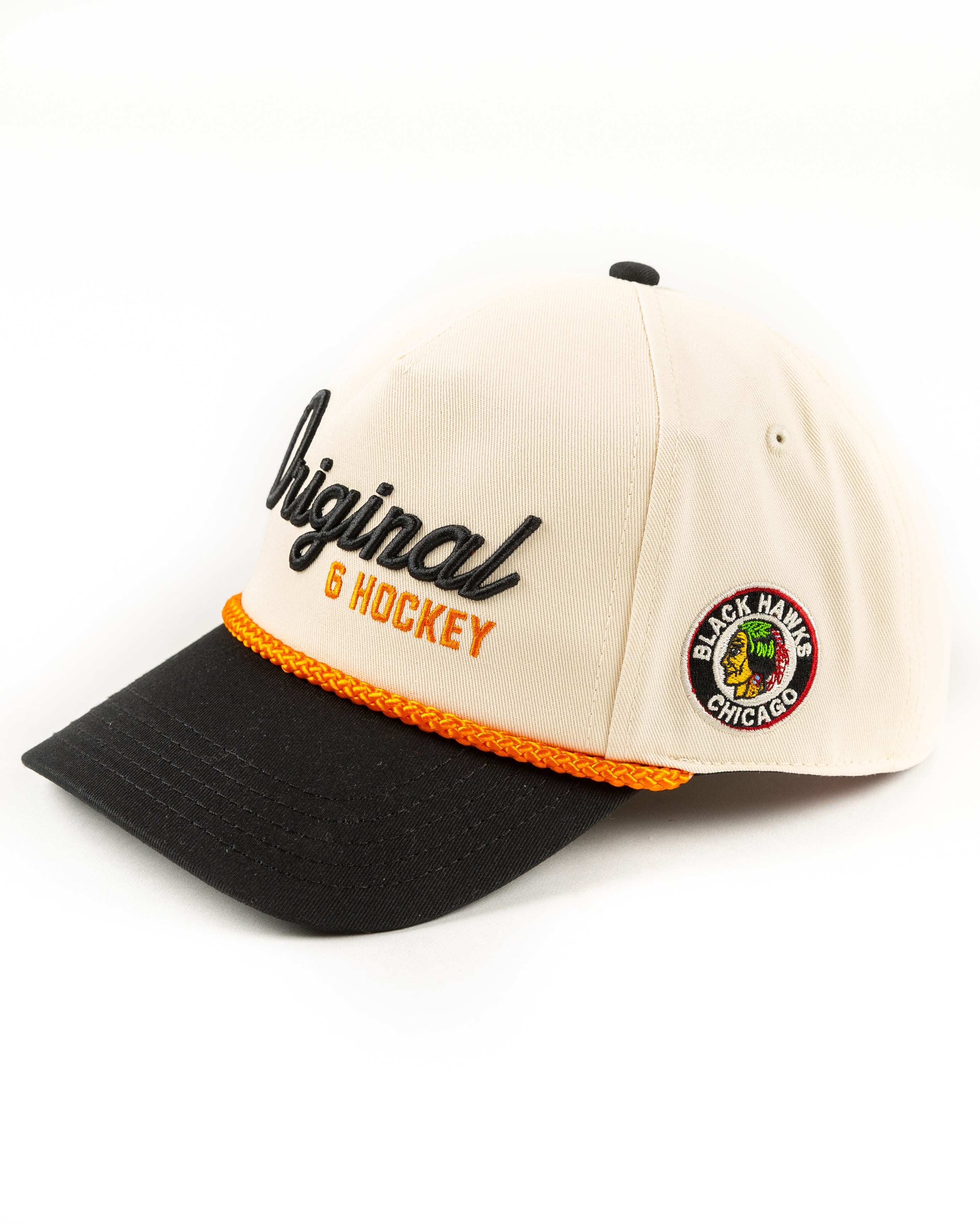 American Needle Chicago Blackhawks Original Six Roscoe Rope
