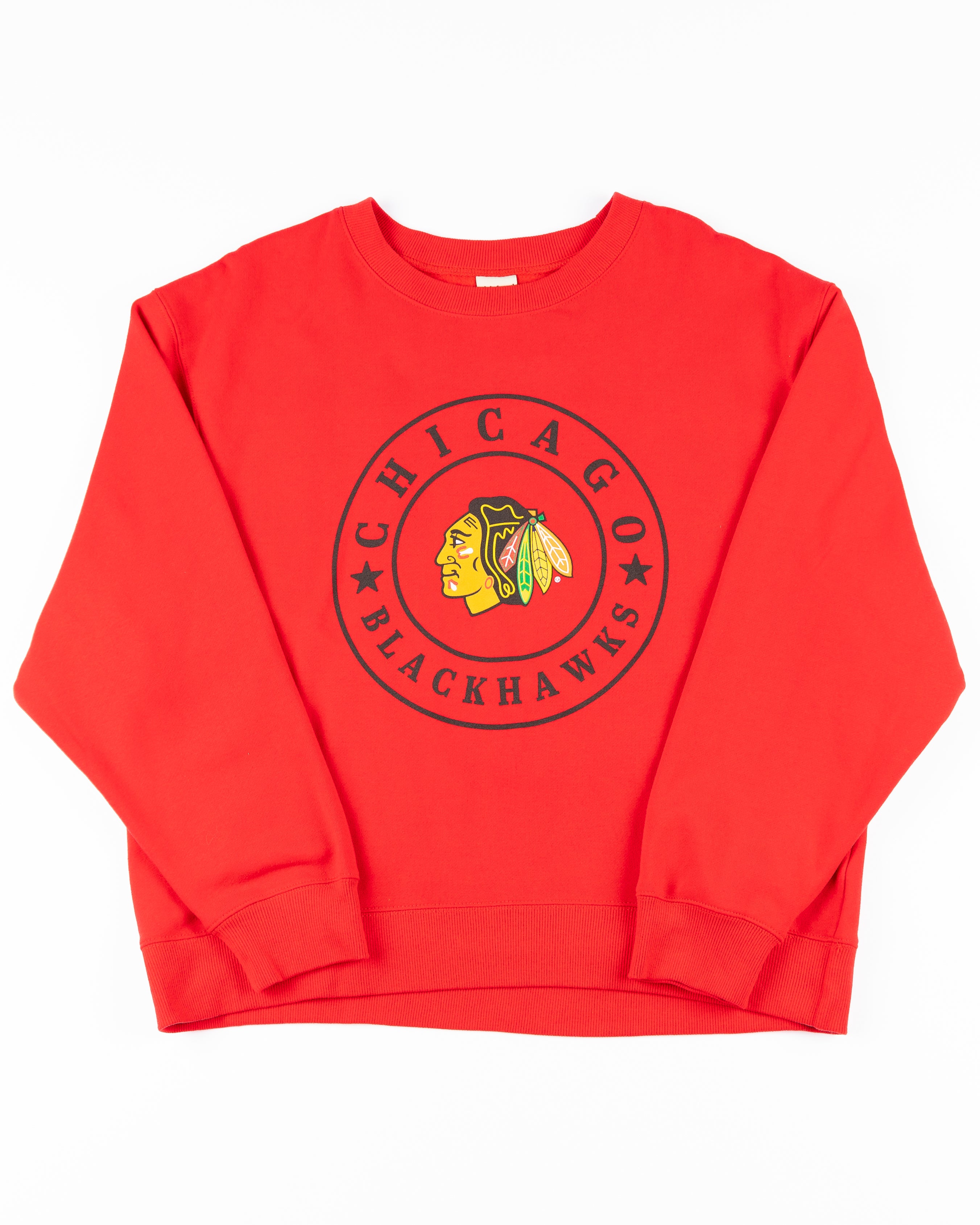 Blackhawks crewneck best sale